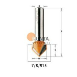 915.317.11 CMT FREZ D 31,7 mm I 16 mm A 90° L 63,5 mm S 8 mm