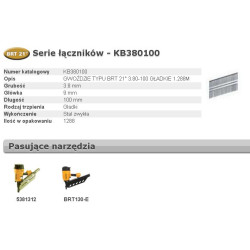 KB380100 BOSTITCH VINYS BRT21 3.80-100 1.28M ...