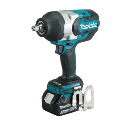 DTW1002RTJ MAKITA 18V 1/2" 1000Nm 2x5.0Ah bešepetėlinis smūginis veržliaraktis MAKPAC DTW1002RTJ