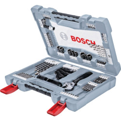 2608P00235 BOSCH grąžtų rinkinys + antgaliai 91cz. PREMIUM