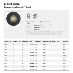 6807 K.MET DISC 300 mm x 3,0 mm x 32 mm A24R Supra