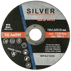 10112 M.SILVER 125*1,6 mm.