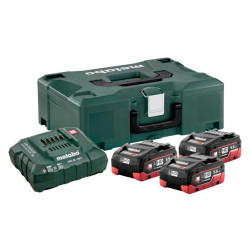 685069000 METABO.BATERIJA 18V 5,5Ah LIHD x3+ĮKROVIMAS. ASC 30-36 V +METALO