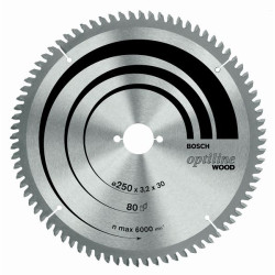 2608640438 BOSCH OPTI.WOOD pjūklo diskas 254x30x40z x2,0 ...