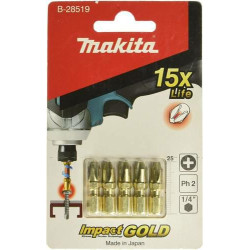 B-28519 MAKITA smogtuvas PH2x25mm /5vnt.