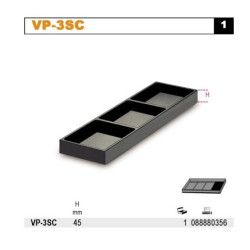 8888-VP3SC BETA Plastikinė talpykla VP3SC129x410x45 mm.