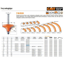 939.222.11 CMT HM FREZA R 4,75 D 22,2 I 12,7 S 8... UŽAPVALINIMAS