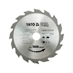 YT-6052 YATO VISCO TARGET TOOLS 140x20mm 16-TEET 6052