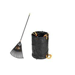 1019762 FS.SOLID LEAF RAKE XL 65cm + POPUP BIN 56L