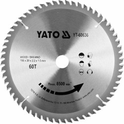 YT-60636 YT.SAW BLADE WID. 190*60*20 60636