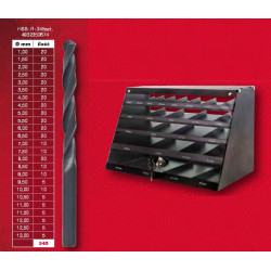 4932352674 MILWAUKEE RACK + HSS-R DRILLS SET 1 - 13mm 345vnt.