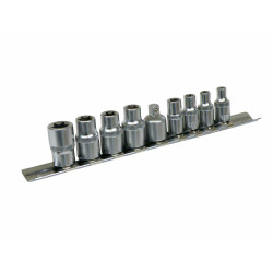 10629 TORX SOCKET 1/4"-3/8" 9vnt.