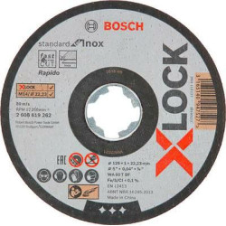 2608619262 BOSCH MET.125mm x 1,0mm x 22mm X-LOCK STANDARD