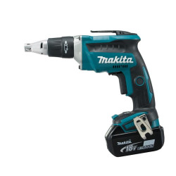 DFS452RFE MAKITA 18V 2 x 3,0Ah LI-ION KARTONINIŲ DURBALIŲ gręžtuvas DFS452RFE