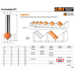915.690.11 CMT FREZA HM D 19 I 16 A 90 S 12 ...