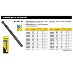 STA50065-QZ STANLEY WIERTŁO DO METALU  6 x 93mm /1szt.