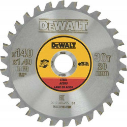 DT1923-QZ DEWALT PIŁA TARCZ.140x20mmx30z