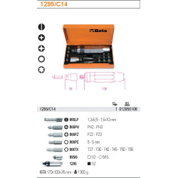 1295/C14 BETA Smūginiai gręžtuvai ir priedai 1295/c14...