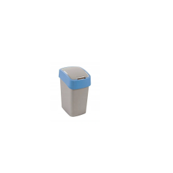 217818 CURVER ŠIUKŠLIŲ DĖŽĖ "FLIP BIN" 50L / SIDABRINĖ / MĖLYNA