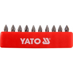 YT-0474 YATO BITŲ RINKINYS 10 vnt. PH 1 x 25 mm 0474