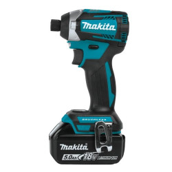 DTD154RTJ MAKITA 18V 175Nm 2x5.0Ah LI-ION 3 greičių BLDC AKTUATORIUS SU MAKPAC DĖŽUTE DTD154RTJ