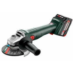 602249650 METABO.Kampinis šlifuoklis W 18 L 9-125 QUICK 2x5.2Ah CASE