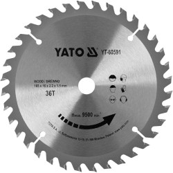 YT-60591 YT.SAW BLADE WID. 165*36*16 60591