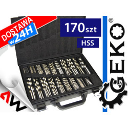 G38220 METALO grąžtų rinkinys 170vnt.   /G...