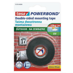 55750-00004-04 TESA POWERBOND TEMA 1,5 m x 19 mm išorėje