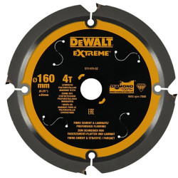 DT1470-QZ DEWALT pjūklo diskas 160x20mmx4z Fibre Cement