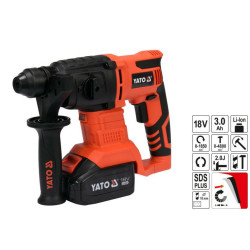 YT-82770 YATO SDS+ 18 V 3,0 Ah BMC gręžimo grąžtas