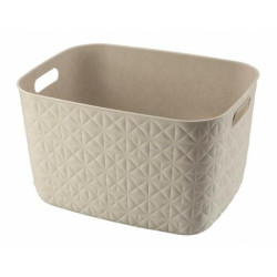 258706 KREPŠELIS CURVER BASKET L CREAM SOFTEX 19L