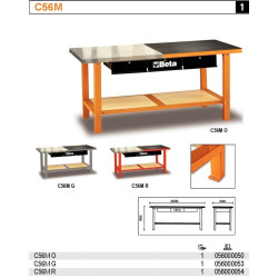 5600-C56MO BETA DARBO STALAS C56MO ORANŽINIS. ...