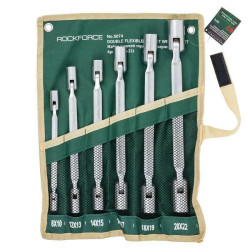 RF-5074 ROCKFORCE Kištukiniai veržliarakčiai veržliarakčiai vnt. 6vnt. 8-22mm
