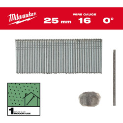 4932498313 MILWAUKEE 16G/32mm/0° kaiščiai, skirti M18 FN16GS /5000vnt.