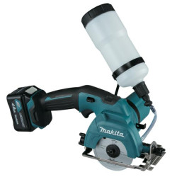 CC301DSMJ MAKITA 10,8 V 2 x 4,0 Ah LI-ION 85 mm 25,5/16,5 mm keramikos/stiklo diskinis pjūklas MAKPAC CC301DSMJ