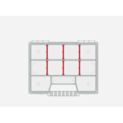 KNO20154T KISTENBERG TOOL ORGANISER NORT 195 x 155 x 35