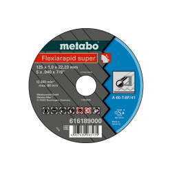 616189000 METABO METALO TARGET 125×1.0×22.2 mm, skirtas plienui