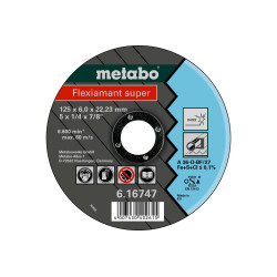 616747000 METABO METAL TARGET 125×6,0×22,2 mm