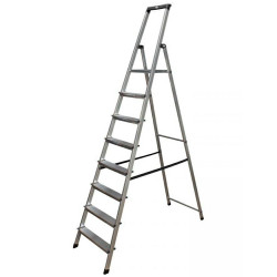 126269 KRAUSE LADDER SOLIDY ALUM. 8 ŽINGSNIAI