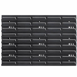 KBB6040 KISTENBERGO ĮRANKIŲ LENTA. BINEER BOARD BLACK 576x18x390 mm