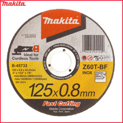 B-45733 MAKITA DISKAS MET.INOX 125*0,8