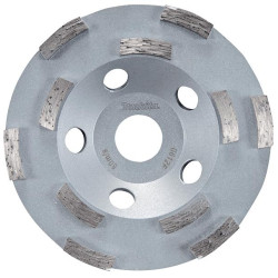 D-41458 MAKITA DIAMOND CONCRETE SHAPE 125x22.23mm DOUBLE BETON / RUBBER