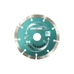 D-61139 MAKITA DIAMOND TARGET 125x22.23mm SEGMENTAS (SUCHAS) BETONAS, GRINDA, MARMURAS