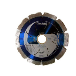 B-12778 MAKITA DIAMOND TARGET 125x22.23mm SEGMENTAS (SUCHAS) BETONAS, KALADĖLĖS