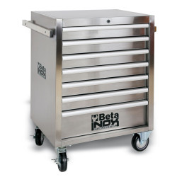 2400-C04TSS-7 BETA ĮRANKIŲ VEŽIMĖLIS 7 STALČIAI CO4TSS /INOX ...