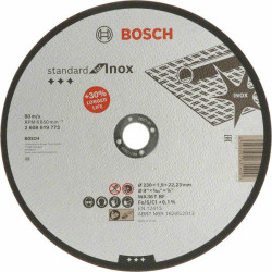 2608619773 BOSCH MET.230mm x 1,9mm x 22mm STANDARTINIS INOX