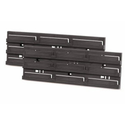 KBBS4013 KISTENBERGO ĮRANKIŲ LENTA. BINEER BOARD BLACK 386x18x130mm 2SZT