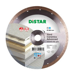 11120349019 DISTAR DIAMOND HARD CERAMICS ADVANCED TARGET 250 x 1,5 x 10 x 25,4