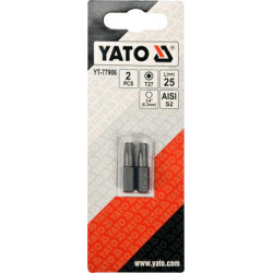 YT-77906 YATO END 1/4 "x25mm TORX T27 /2vnt.